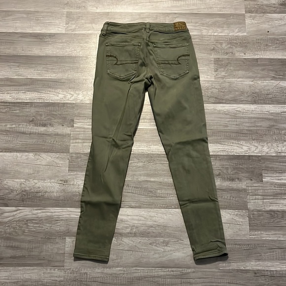 Hunter green skinny jeans - Picture 3 of 3